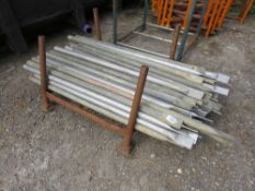 STILLAGE OF SHORT LENGTH SCAFFOLD BARS. 57 NO. APPROX.