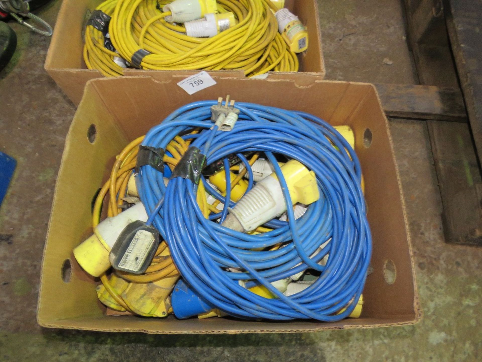2 X BOXES OF 240VOLT AND 110VOLT EXTENSION LEADS. DIRECT FROM LOCAL COMPANY DUE TO DEPOT CLOSURE. - Image 2 of 2