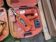 PASLODE FIRST FIX NAIL GUN, CONDITION UNKNOWN.