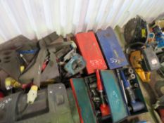 4no. Pipe bevelling machines in boxes plus electric bevelling tool, rhino fan etc