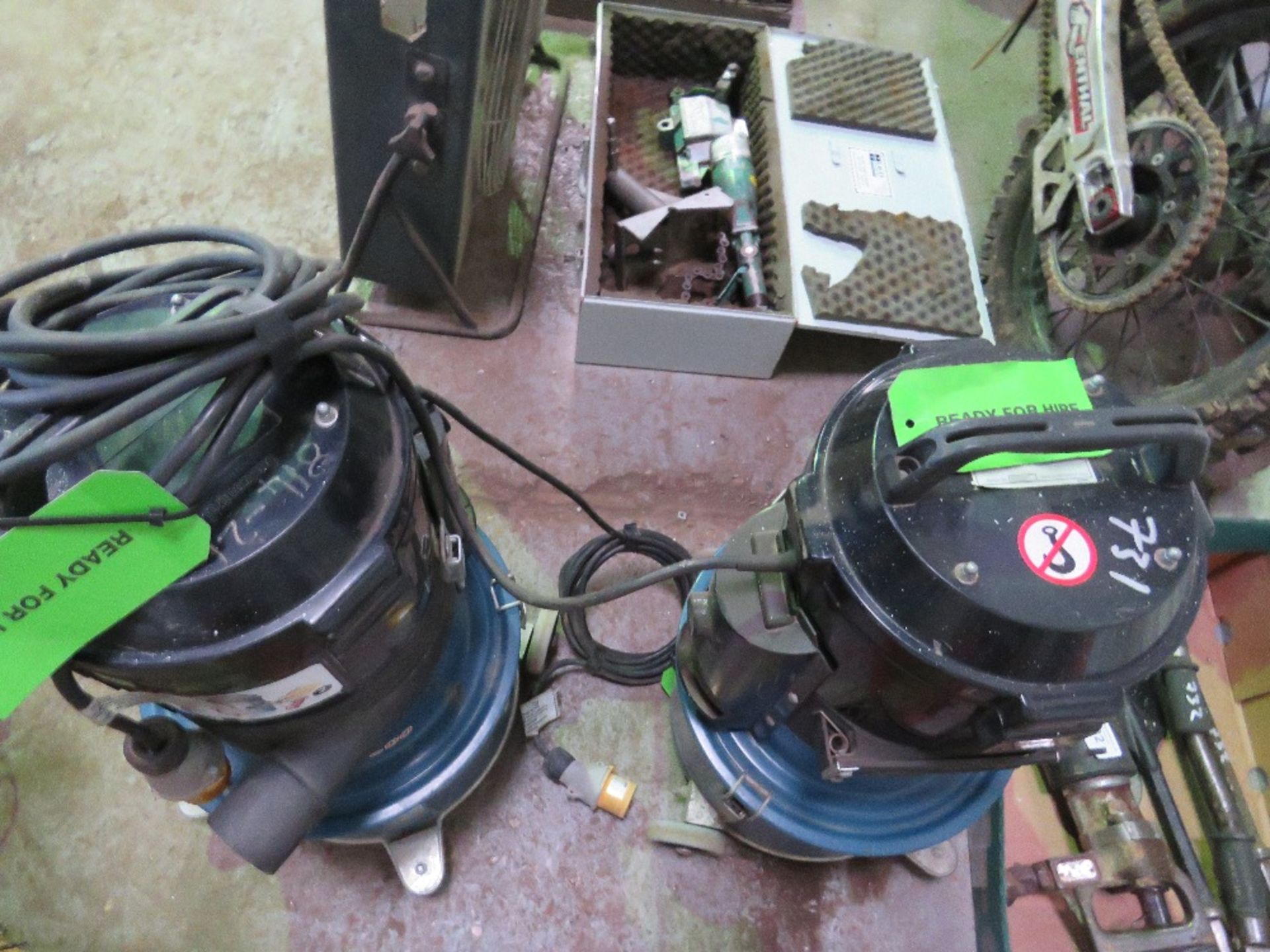 2 X 110 VOLT DUST EXTRACTORS. DIRECT FROM LOCAL COMPANY DUE TO DEPOT CLOSURE. - Image 2 of 2