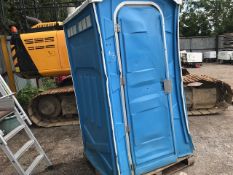 PORTABLE TOILET..FLOOR NEEDS ATTENTION