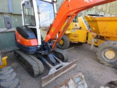 KUBOTA KX71-3 EXCAVATOR. 3 BUCKETS. YEAR 2006. 5274 RECORDED HOURS. WITH KEY AND RED KEY. SN:WKFRGN0