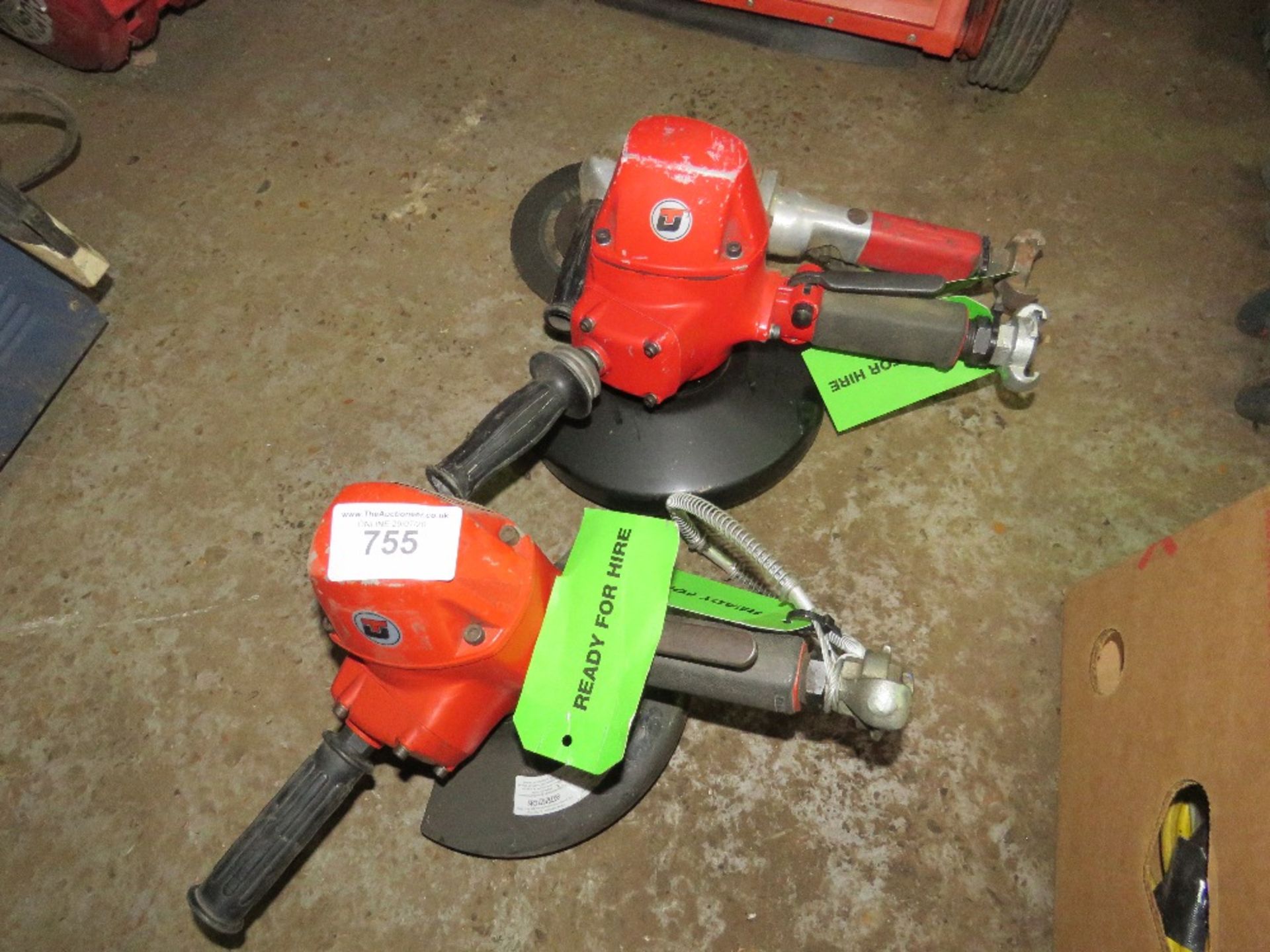 3 X AIR GRINDERS/CUTTERS. DIRECT FROM LOCAL COMPANY DUE TO DEPOT CLOSURE.