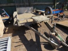 IFOR WILLIAMS TWIN AXLED GP106 PLANT TRAILER. YEAR 2016. WITH KEYS. SN:SCKD00000G0697197. DIRECT EX