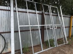 GALVANISED GATE FRAME FOR 3.5M OPENING