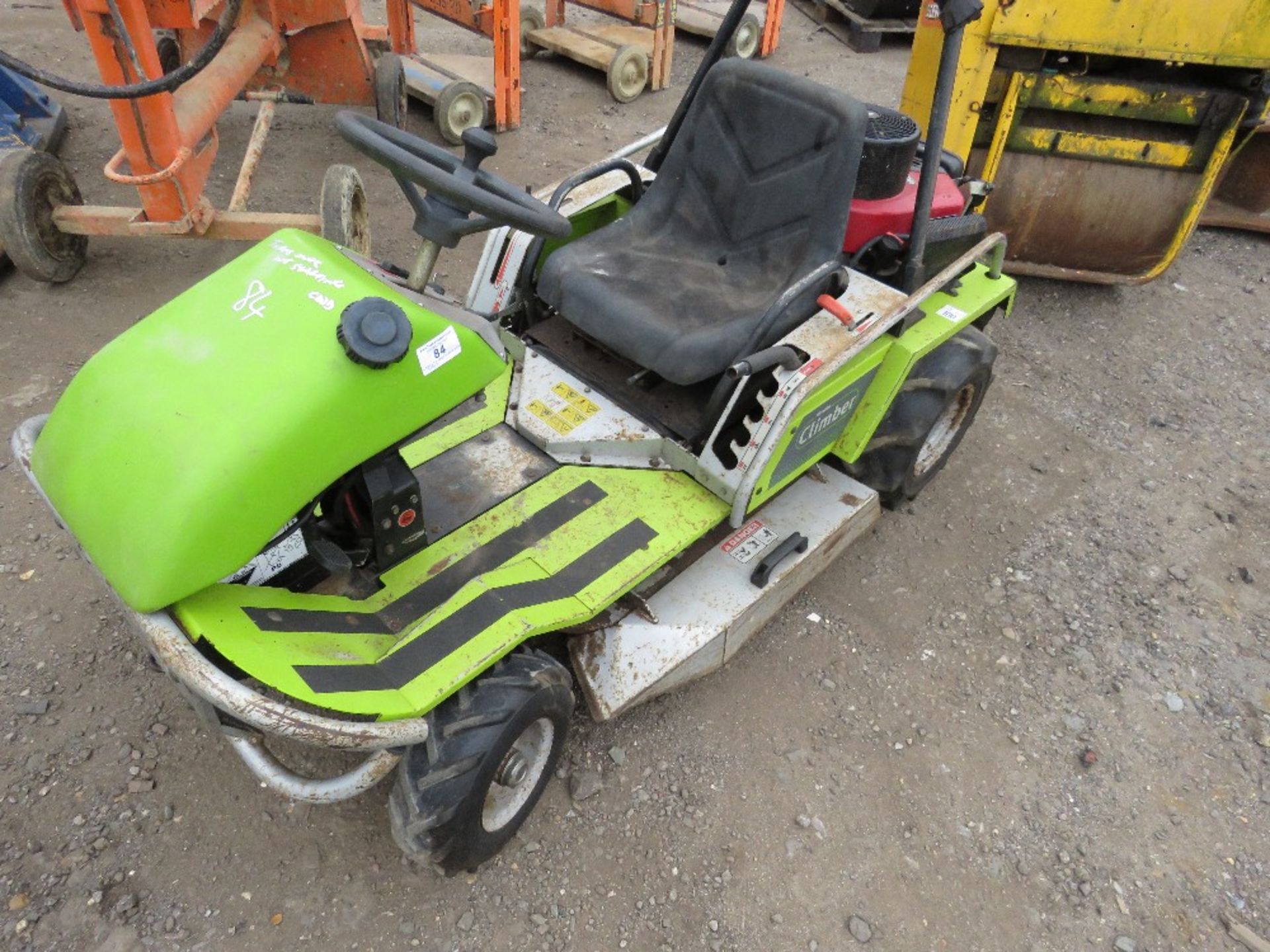 GRILLO CLIMBER BANK MOWER. WHEN TESTED WAS SEEN TO TURN OVER, NOT STARTING.