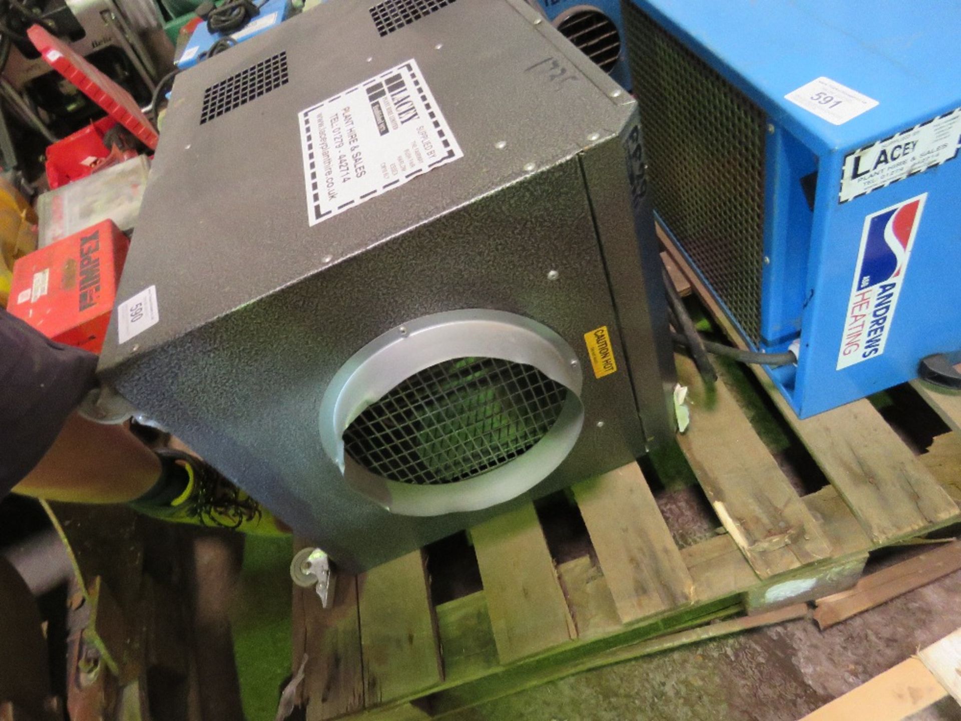 3PHASE GREY HIGH CAPACITY HEATER UNIT. DIRECT EX LOCAL COMPANY DUE TO DEPOT CLOSURE - Image 2 of 3