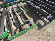 TOWED MENAGE LEVELER FOR QUAD BIKE OR COMPACT TRACTOR. WITH TOWING CHAIN, 5FT WIDE APPROX.