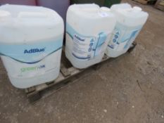 3 X 20LITRE DRUMS OF ADBLUE. DIRECT EX LOCAL COMPANY DUE TO DEPOT CLOSURE