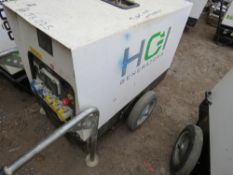 HARRINGTON 6KVA DIESEL GENERATOR. WHEN TESTED SEEN TO TURNOVER BUT NOT STARTING. PN:J6025