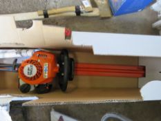 STIHL HS45 HEDGE TRIMMER, NEW IN BOX.