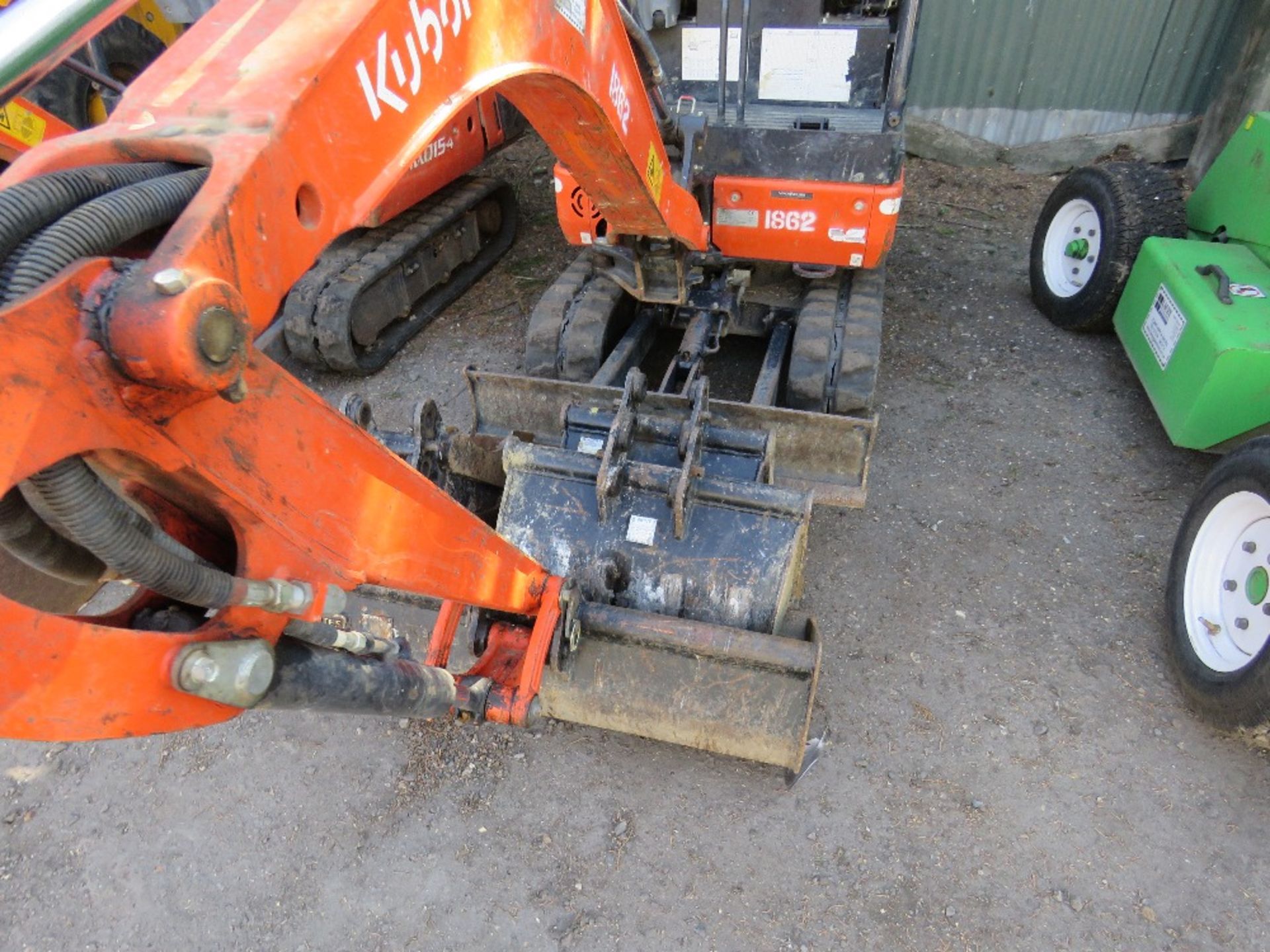 KUBOTA KX015-4 MINI EXCAVATOR YEAR 2018. WITH 5 BUCKETS. 429REC HOURS. PN:1862.SN;62631. - Image 3 of 10