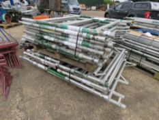 2 X PALLETS OF SCAFFOLD TOWER PARTS. 8NO 3 RUNG FRAMES, 1 X 5 RUNG FRAME, 1 X 4 RUNG FRAME, 9 X 2 R