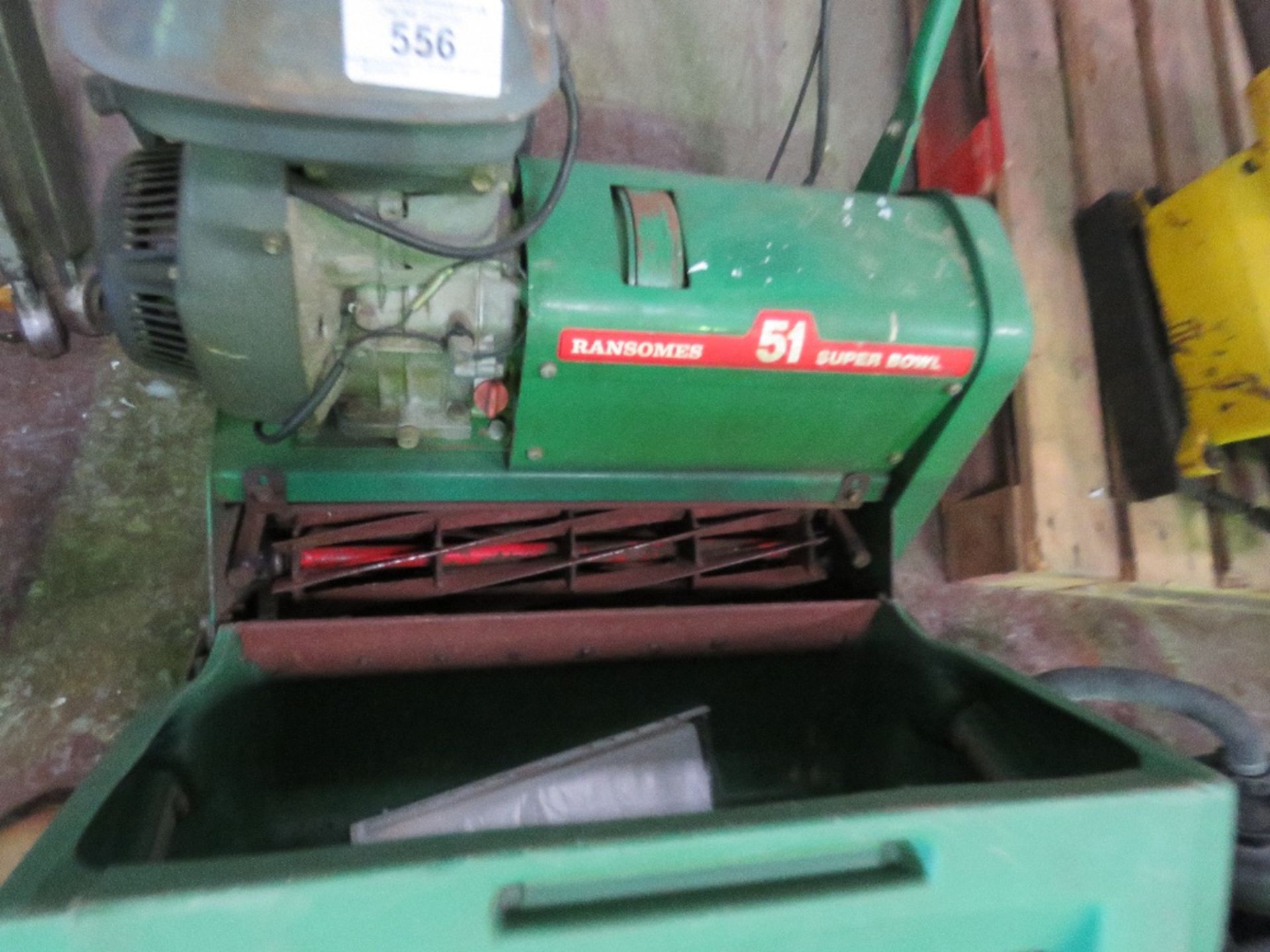 RANSOMES 51 SUPER BOWL CYLINDER MOWER WITH BOX - Image 2 of 2