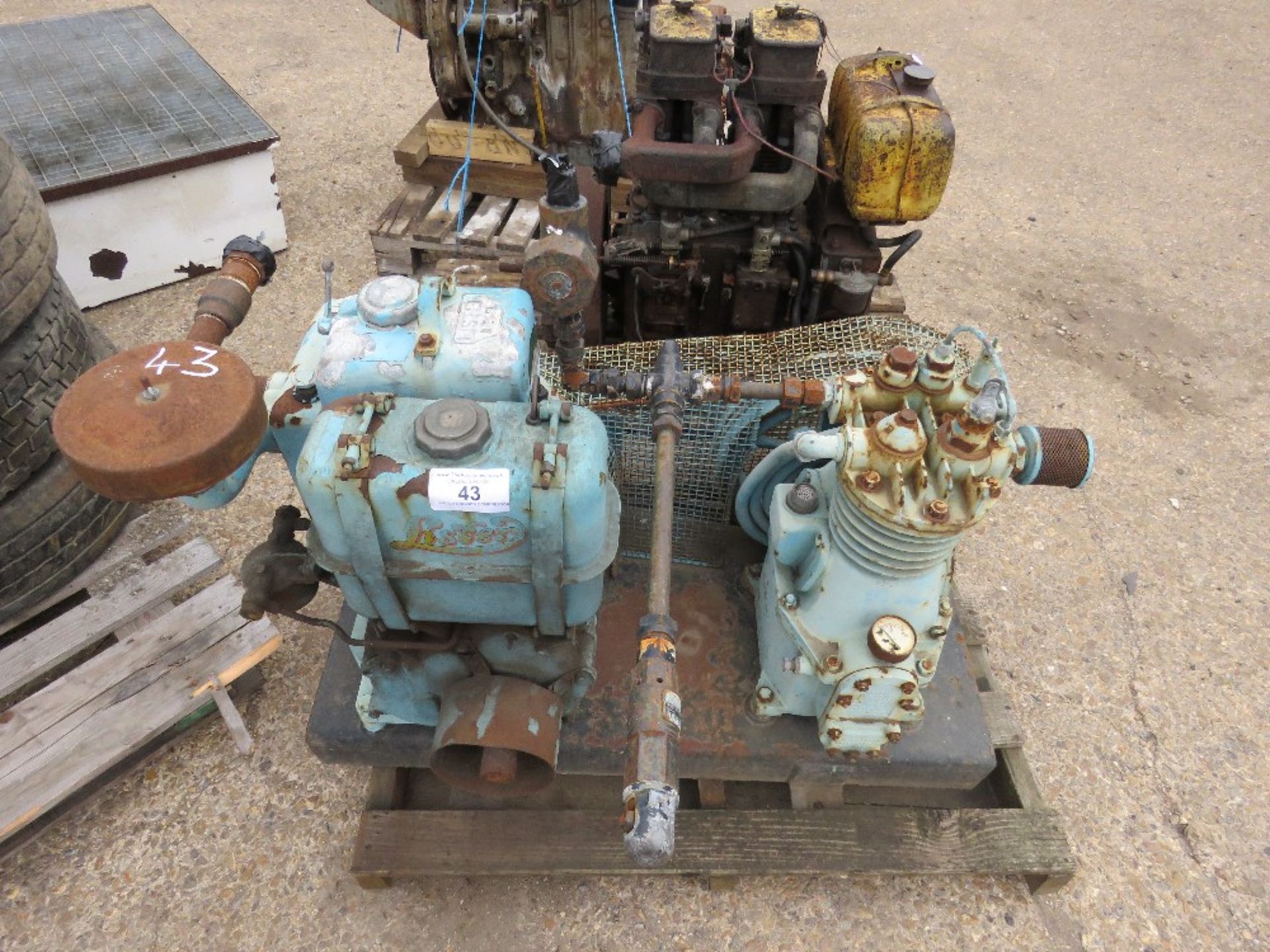 LISTER ENGINED COMPRESSOR