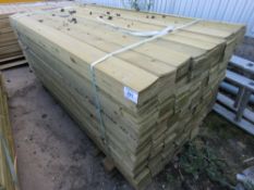 PACK OF FEATHER EDGE CLADDING TIMBER. 1.8 METRES LENGTH X 10CM WIDE.