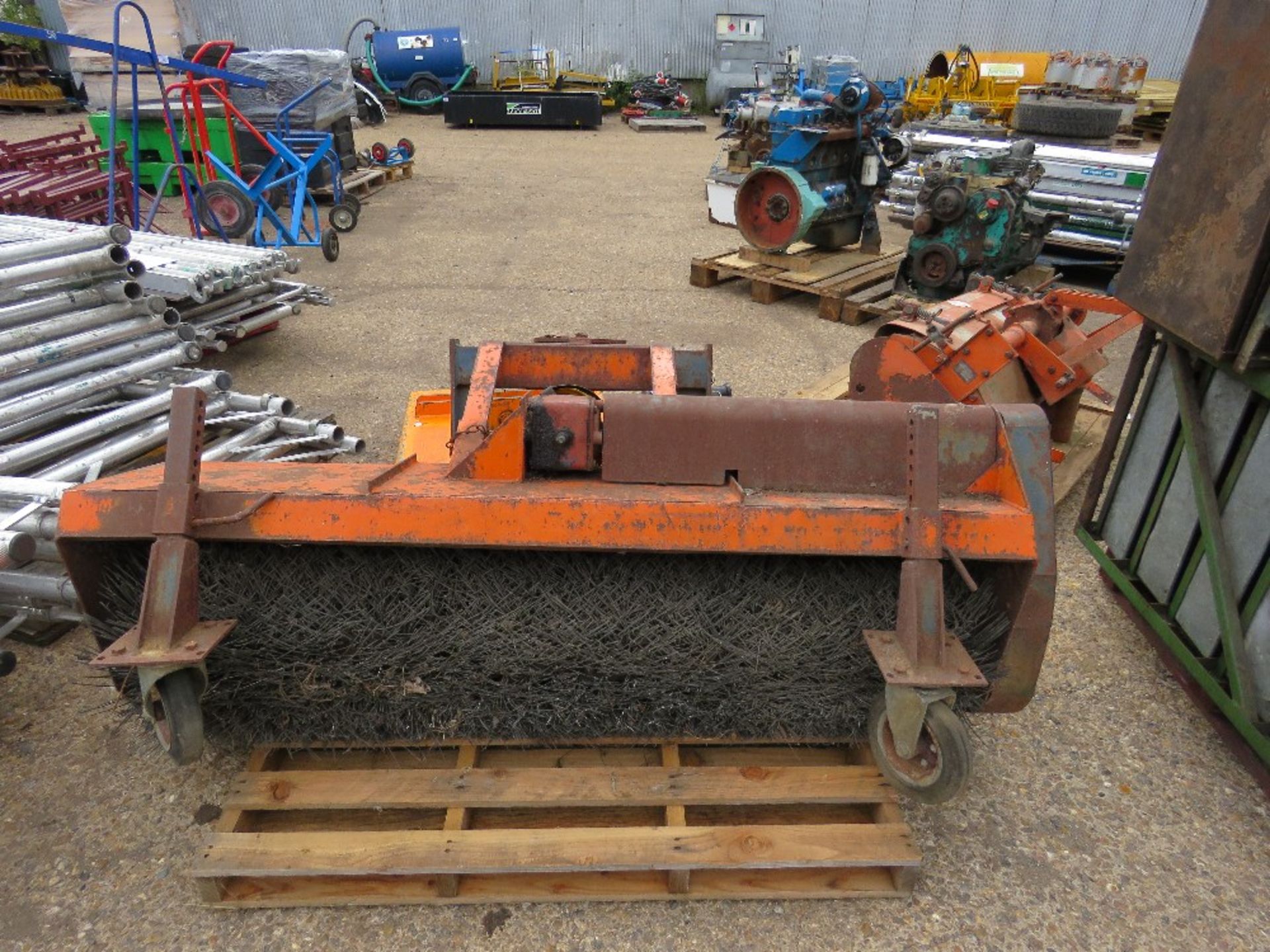 PTO DRIVEN ROAD BRUSH FOR TRACTOR, 1.6METRE WIDE APPROX - Image 2 of 2