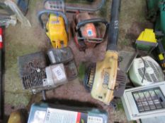 PETROL ENGINE, HAND HELD BLOWER & 2 X CHAINSAW DRIVE HEADS