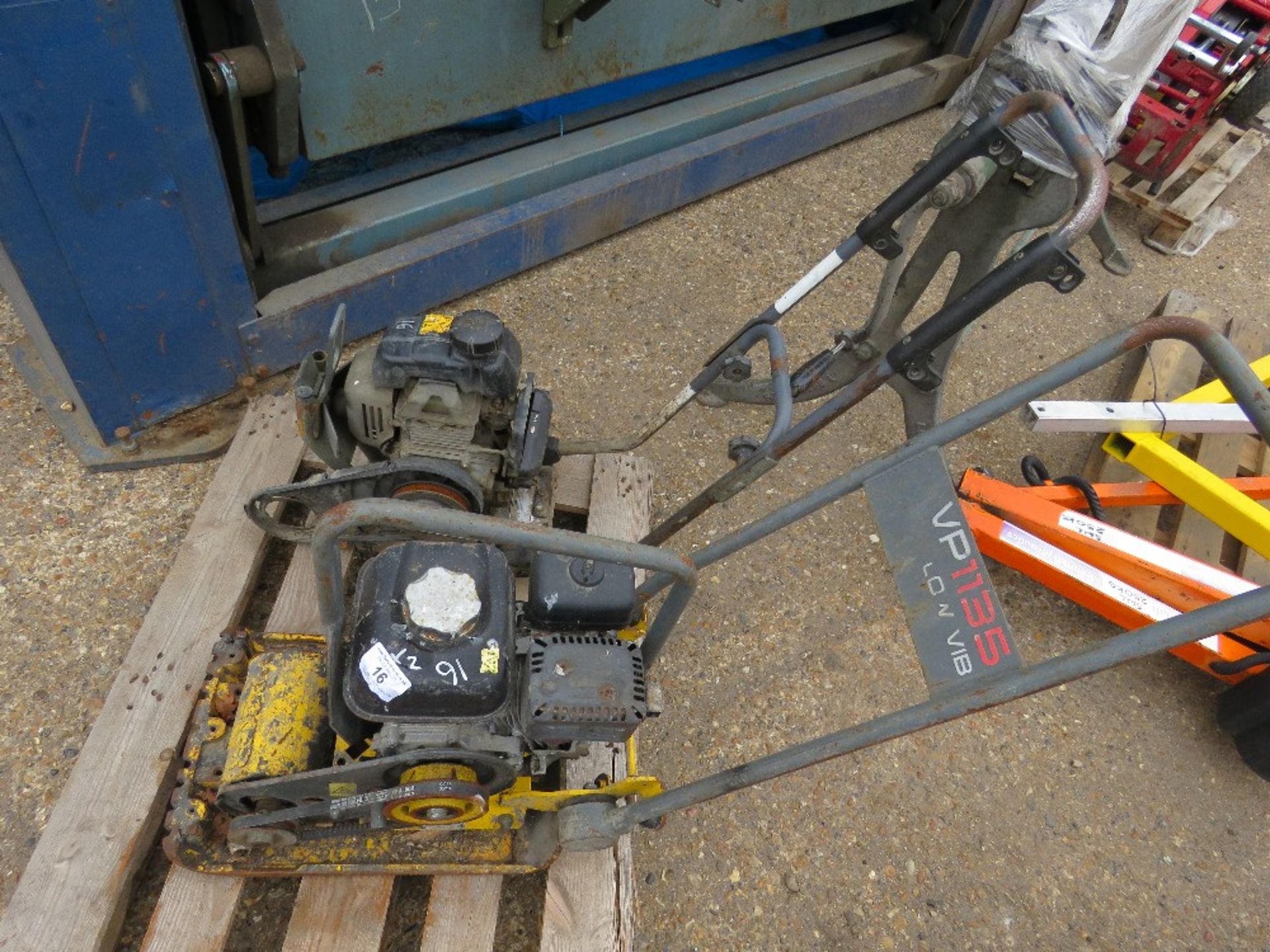 2 X COMPACTION PLATES FOR SPARES/REPAIR
