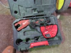 MILWAUKEE BATTERY PIPE CUTTER UNIT. DIRECT FROM LOCAL COMPANY DUE TO DEPOT CLOSURE.