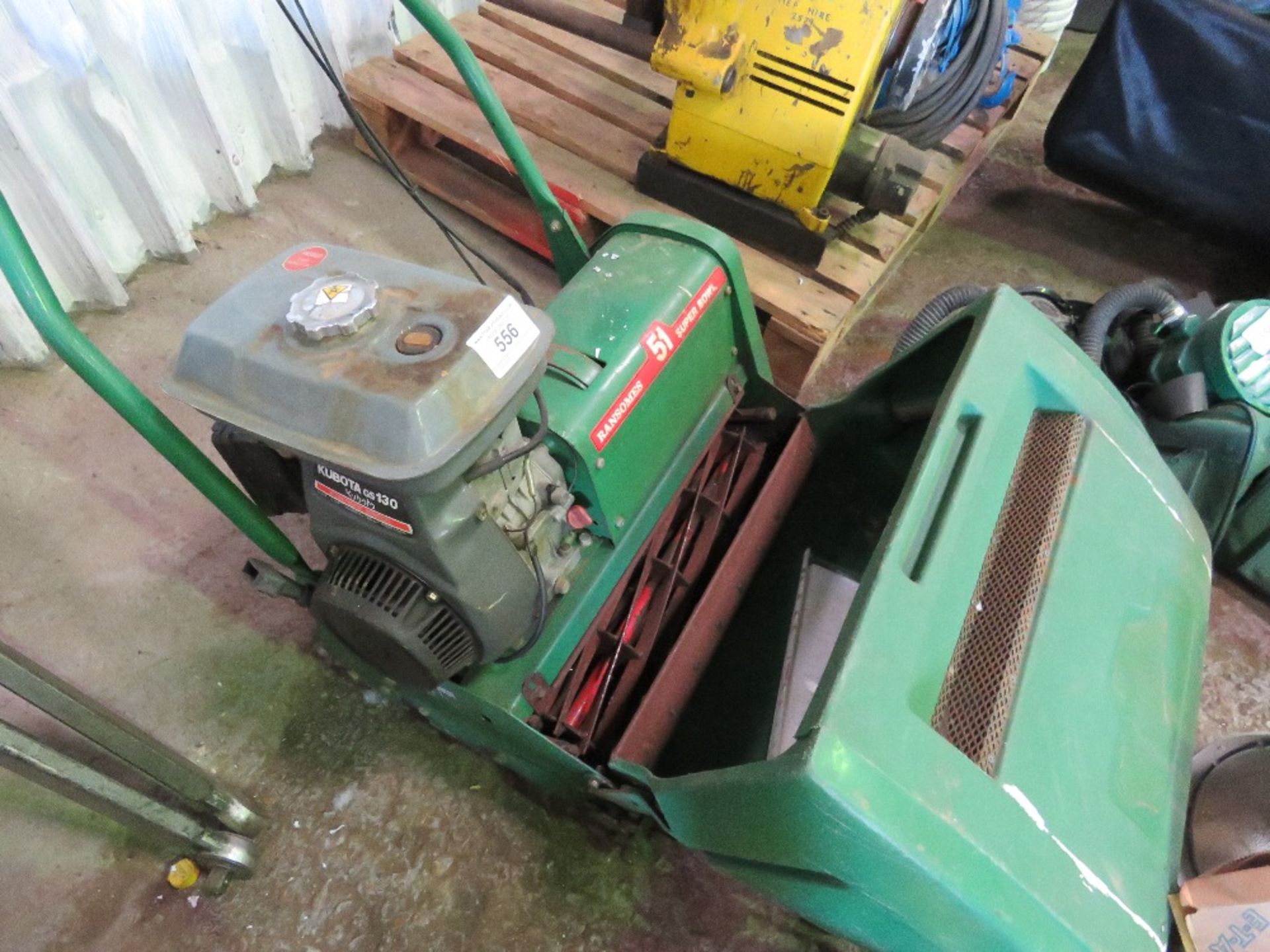 RANSOMES 51 SUPER BOWL CYLINDER MOWER WITH BOX