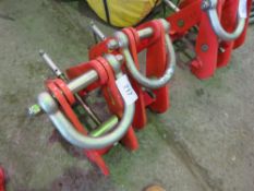 2 X 5 TONNE GIRDER CLAMPS. DIRECT FROM LOCAL COMPANY DUE TO DEPOT CLOSURE.