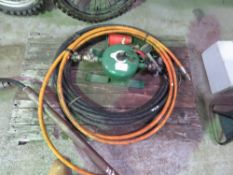 45mm GRUNDOMAT TYPE PNEUMATIC AIR POWERED MOLE WITH OILER AND HOSES ETC...
