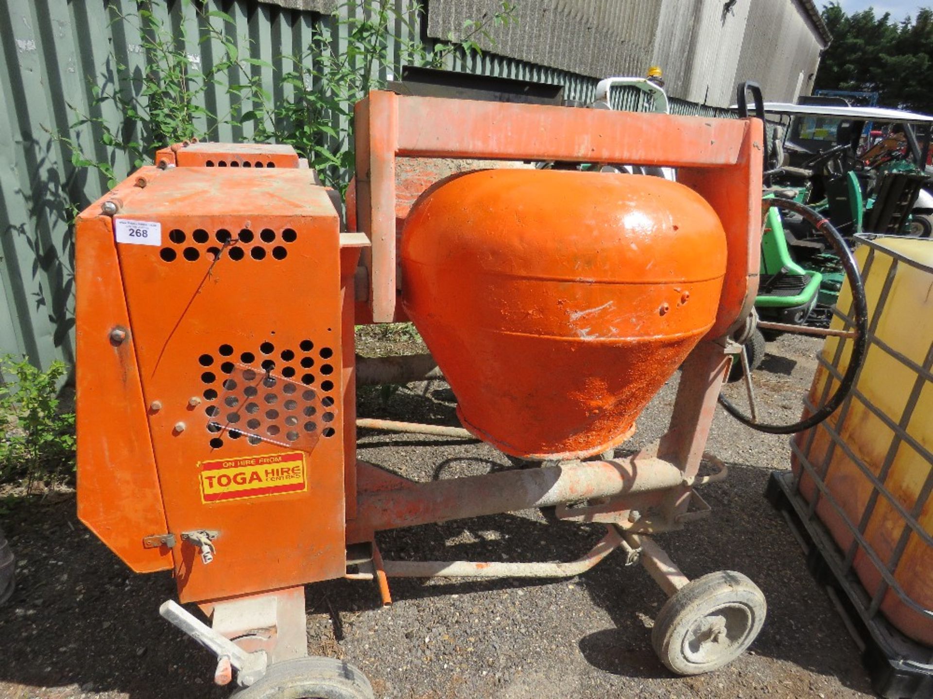 BELLE DIESEL YANMAR ENGINED SITE MIXER. WHEN TESTED WAS SEEN TO RUN AND MIX.