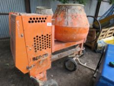 BELLE 100XT DIESEL YANMAR ENGINED SITE MIXER. WHEN TESTED SEEN TO RUN AND MIX.