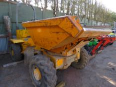 BID INCREMENT NOW £50..THWAITES 5TONNE SWIVEL SKIP DUMPER. SN:SLCM253ZZ1.1.A0374.