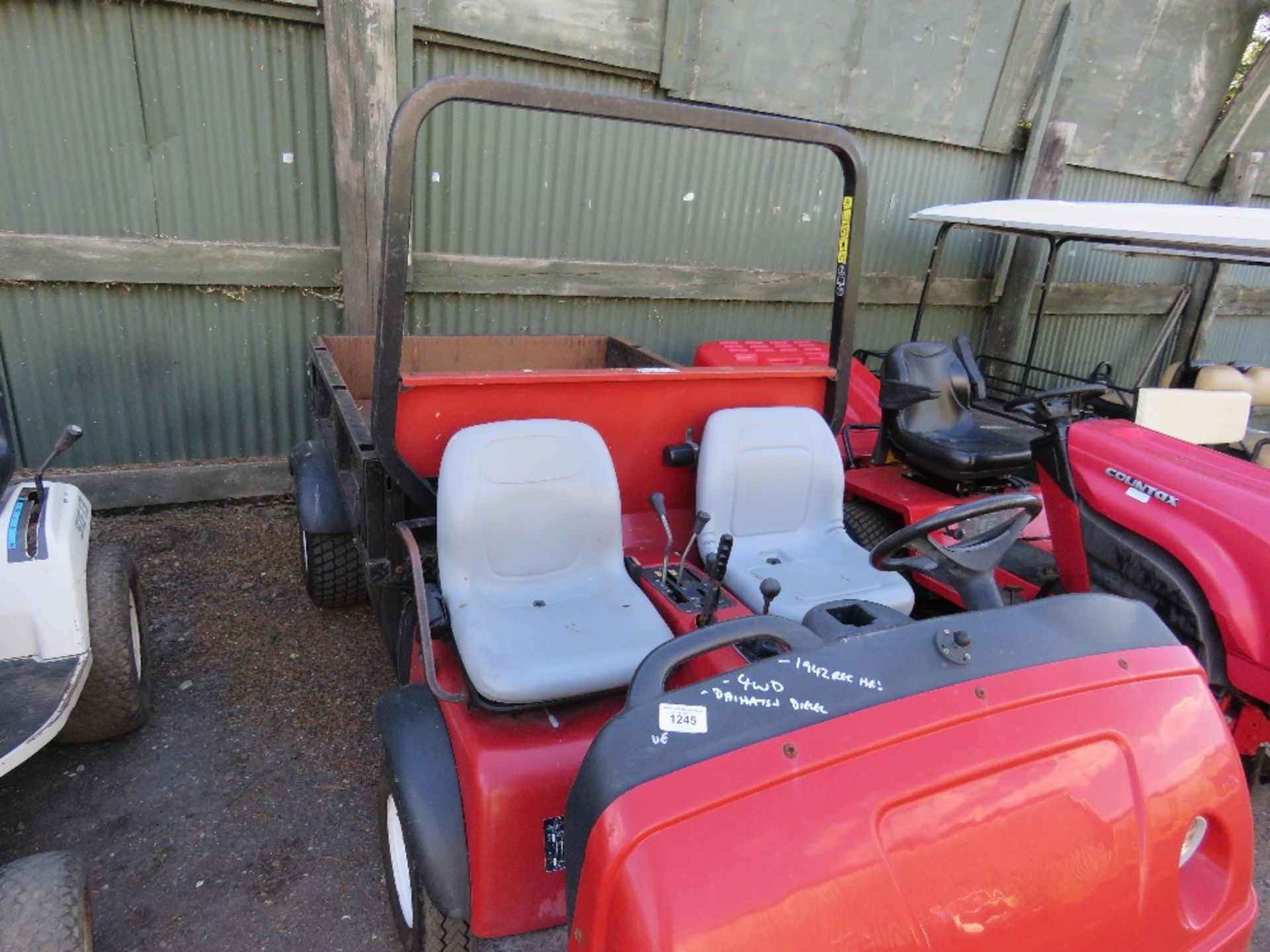 TORO WORMAN 2WD UTILITY VEHICLE. YEAR 2003 APPROX. WHEN TESTED WAS SEEN TO DRIVE, STEER AND BRAKE AN - Image 2 of 6