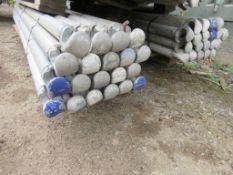 2 X BUNDLES OF 20NO (40NO TOTAL) 6FT TOWER SCAFFOLD POLES. BOSS TYPE.