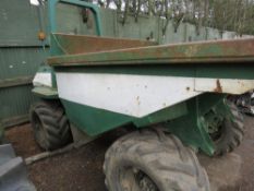 BENFORD 6 TONNE SITE DUMPER, YERA 1999 APPROX. SN:SLBDN00EX06HD263. WHEN TESTED WAS SEEN TO DRIVE,