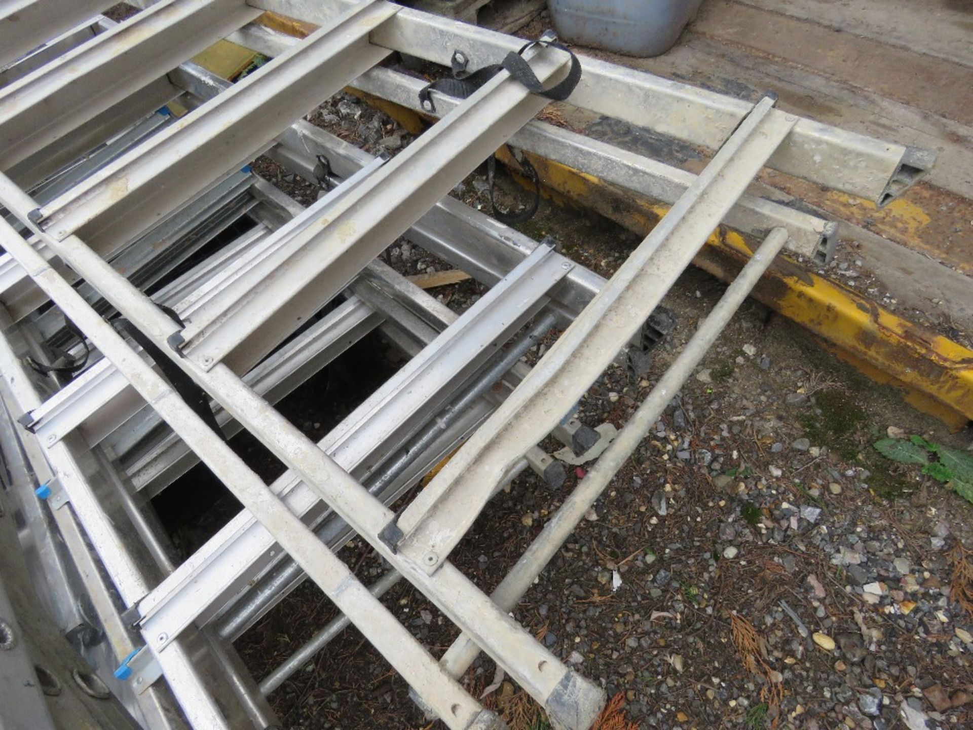 3 X GRP STEP LADDERS PLUS 7 X ALUMINIUM STEPS AND LADDERS. - Image 4 of 5