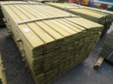 LARGE PACK OF 1.72M APPROX SHIPLAP CLADDING TIMBER X 9.5CM WIDTH.