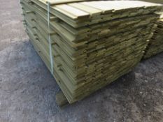 LARGE PACK OF 1.72M APPROX SHIPLAP CLADDING TIMBER X 9.5CM WIDTH.