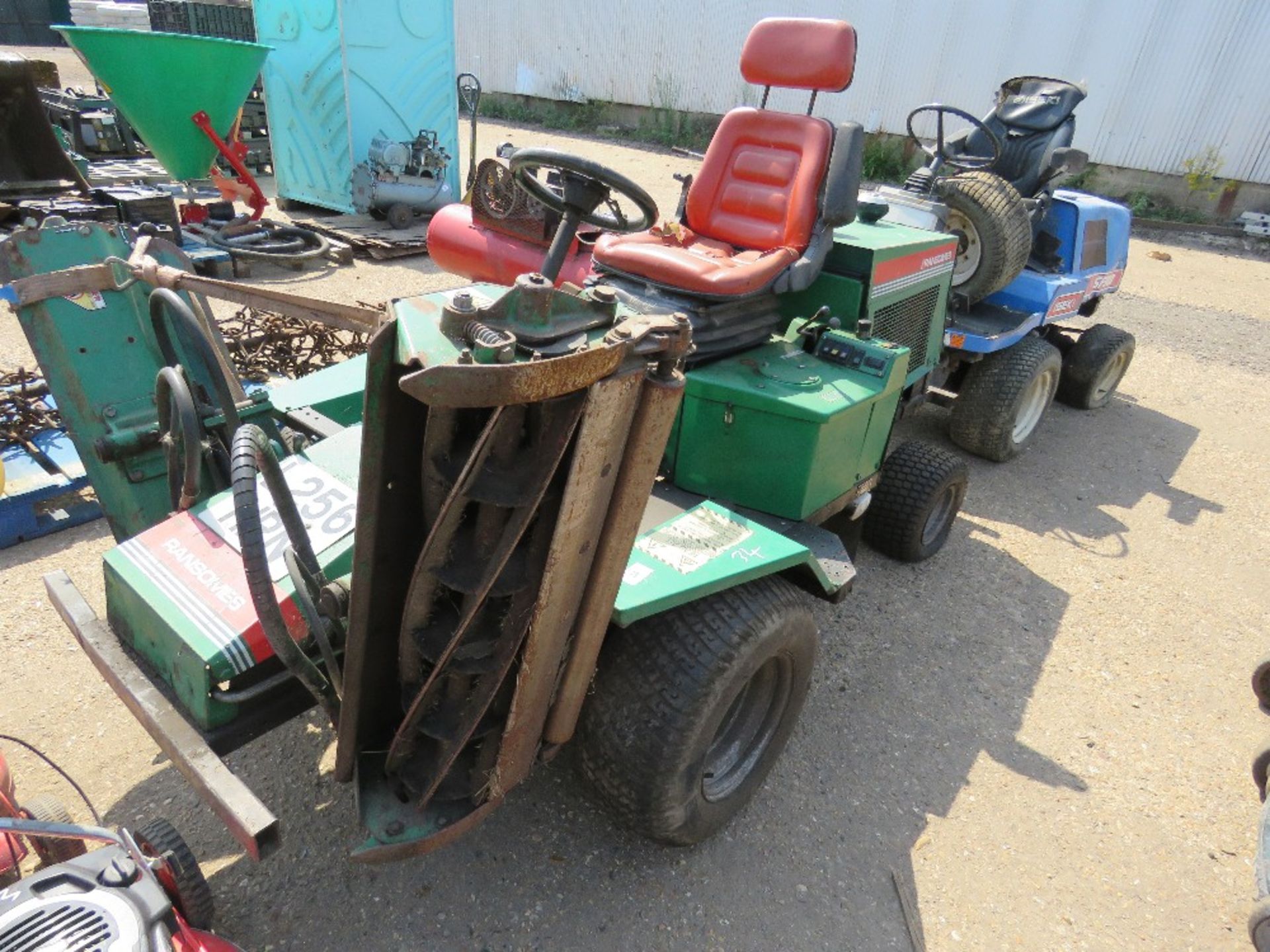 RANSOMES 213 TRIPE MOWER WITH KUBOTA ENGINE, WHEN TESTED WAS SEEN TO TURNOVER BUT NOT START.