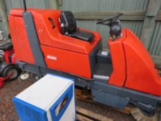 HAKO HAKOMATIC 1100 SWEEPER. 186 REC HRS. WITH CHARGER. WHEN TESTED BATTERY INDICATOR SHOWED CHARG,