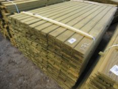 LARGE PACK OF 1.72M APPROX SHIPLAP CLADDING TIMBER X 9.5CM WIDTH.