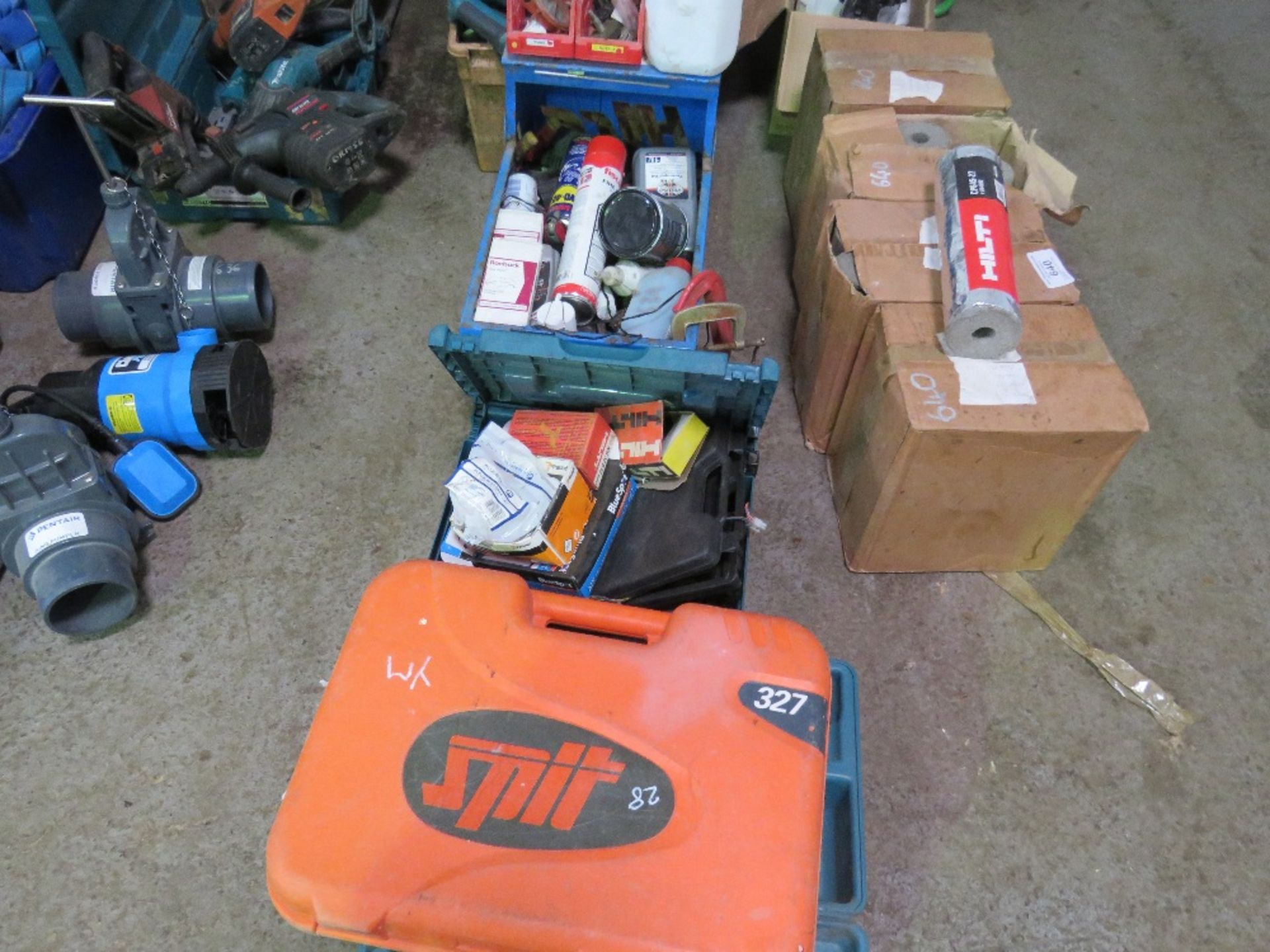 4 X BOXES OF DRILL PARTS ETC.