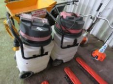 2 X HEAVY DUTY 110VOLT VACUUMS.