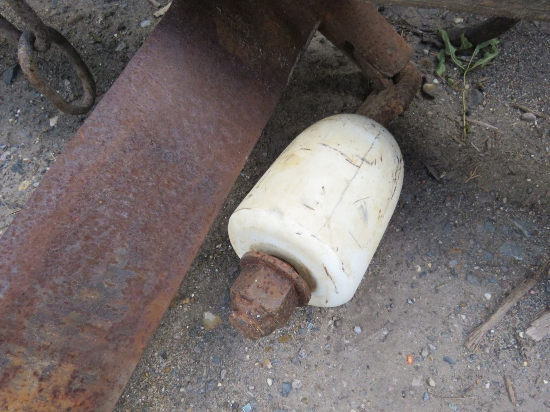 SINGLE LEG TRACTOR MOUNTED MOLE PLOUGH. DIRECT FROM DEPOT CLOSURE. - Image 3 of 4