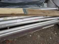 3 X SCAFFOLD TOWER PLATFORMS PLUS ASSORTED POLES ETC