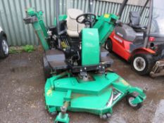 RANSOMES HR6100 BATWING RIDE ON ROTARY MOWER, YEAR 2009 REGISTERED. REG:DX09 LTZ (LOG BOOK TO APPLY