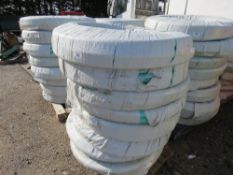 8 X ROLLS OF PVC 2 INCH SUCTION HOSE, BELIEVED TO EACH BE 30M LONG.