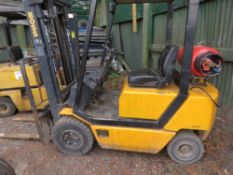 BOSS GAS POWERED FORKLIFT NH16 3.3M LIFT YEAR 93. WHEN TESTED WAS SEEN TO TURN OVER BUT NOT START.