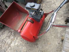 RED CYLINDER MOWER LONCIN ENGINE.