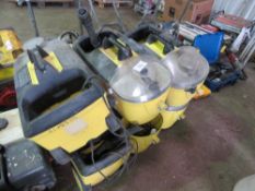 6 X KARCHER CARPET CLEANERS UNITS, NO HOSES OR LANCES, CONDITION UNKNOWN.