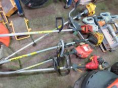 5 X ASSORTED STRIMMERS, CONDITON UNKNOWN.